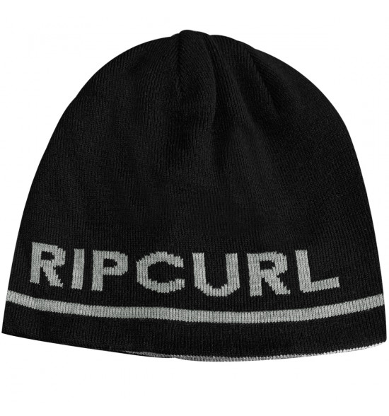 Gorro Rip Curl Dupla Face Revo Station Skull Beanie Black Grey