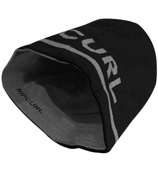 Gorro Rip Curl Dupla Face Revo Station Skull Beanie Black Grey - 4