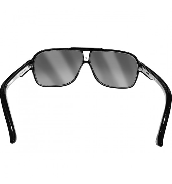 Óculos Carrera Grand Prix 2 T4M 6490S Black with White/Lentes Cinza Degrade - 4