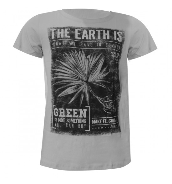 Camiseta Mormaii Earth Now Cinza