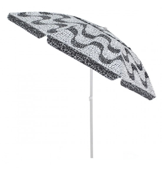 Guarda-sol Alma de Praia Belfix Preto com Branco - 2