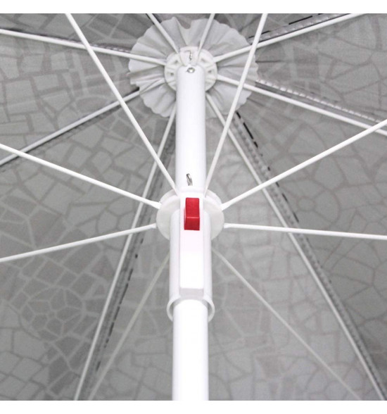 Guarda-sol Alma de Praia Belfix Preto com Branco - 4