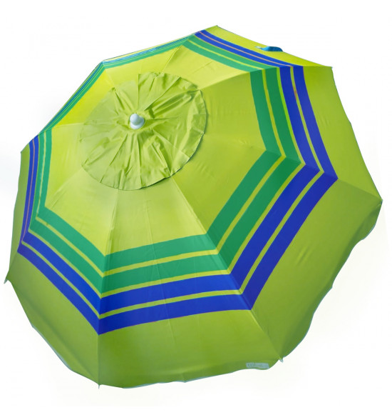 Guarda-sol Alma de Praia Aruba Verde LImao Com LIstras - 2