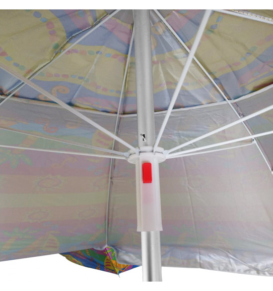Guarda-sol Alma de Praia Bel Classic Nylon Colorido - 3