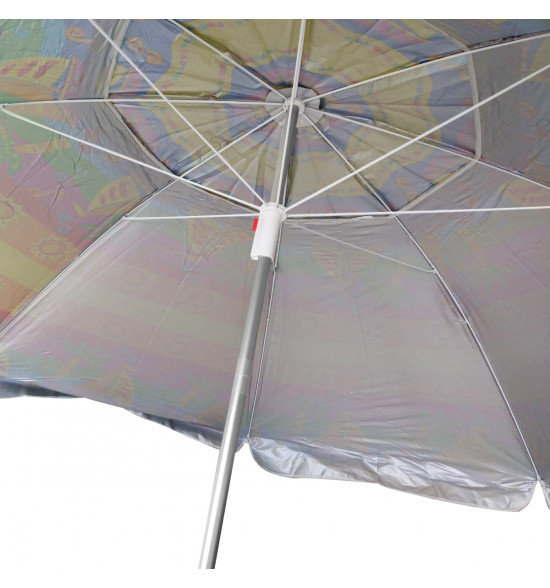 Guarda-sol Alma de Praia Bel Classic Nylon Colorido - 4