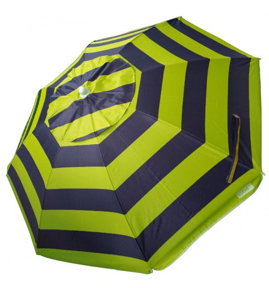 Guarda-sol Alma de Praia Caribe Cinza com Verde - 2