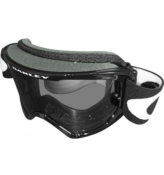 Óculos Goggle Oakley O Frame 2.0 Pro MX Jet Black H20/Lente Light Grey