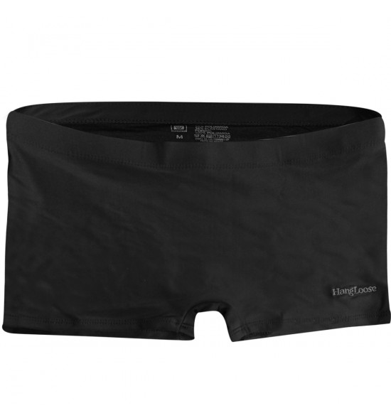 Sunga Boxer Mash Hang Loose Logo Bordado Preta