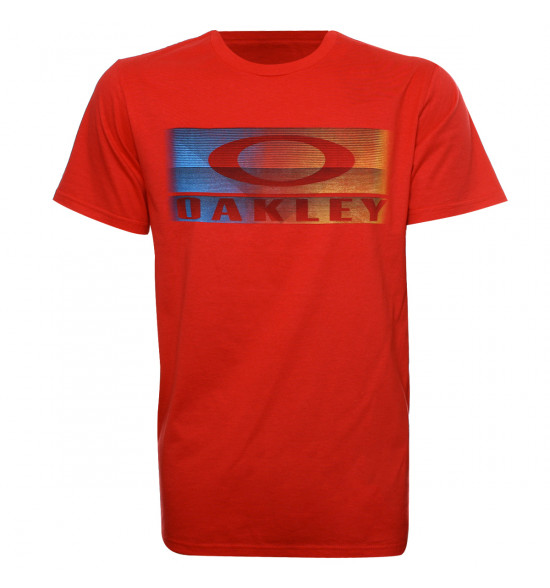 Camiseta Oakley Arrivel Logo Vermelha LIQUIDAÇÃO VERÃO