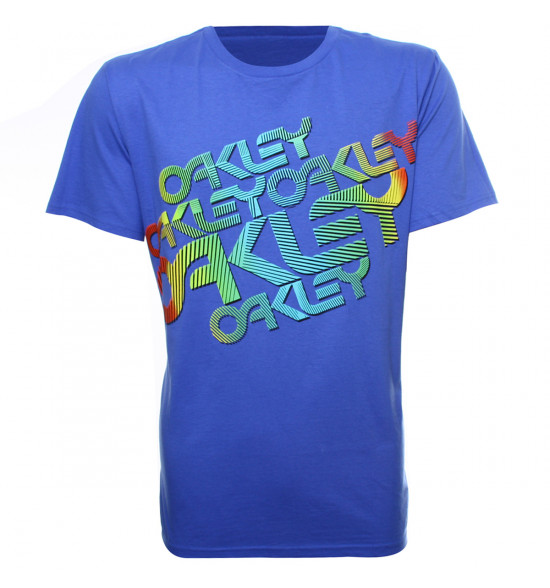 Camiseta Oakley Color Stamp Azul LIQUIDAÇÃO VERÃO