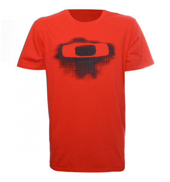 Camiseta Oakley PlaId O Tee Vermelha LANÇAMENTO