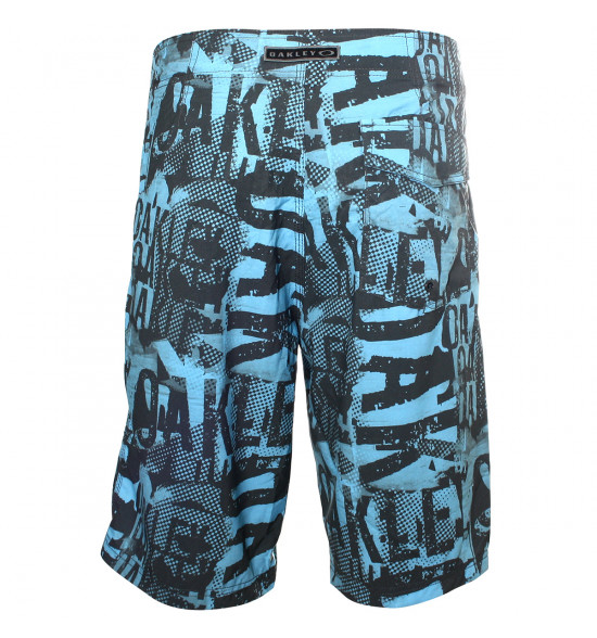 Bermuda Agua Oakley Noise Full Print Azul LANÇAMENTO EM PROMOÇAO - 2