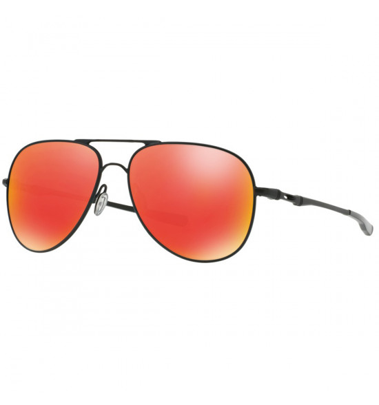 Óculos Oakley Elmont L Satin Black/ Lente Ruby Iridium