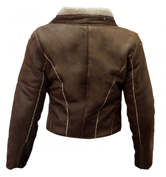 Sx Jaqueta Alma de Praia Woodstun Marrom Femina PROMOÇAO - 2