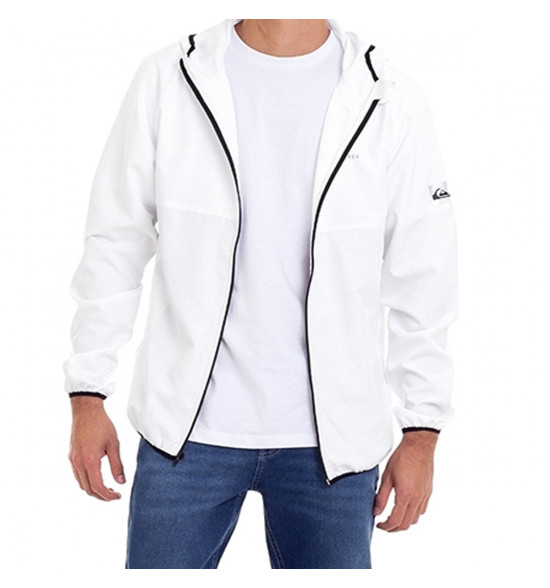 Jaqueta Quiksilver Windbreaker Signature Solid Branco - 4