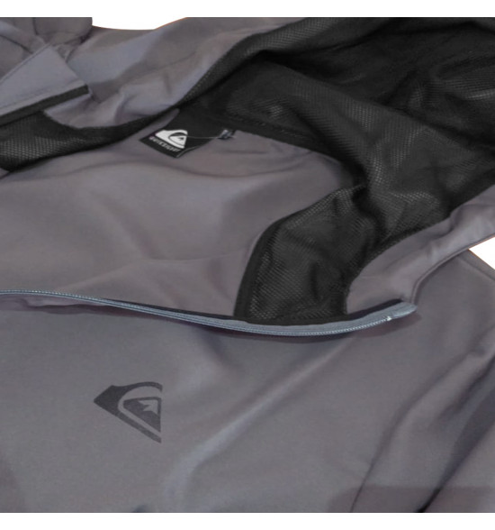 Jaqueta Quiksilver Windbreaker Signature Solid Cinza - 3