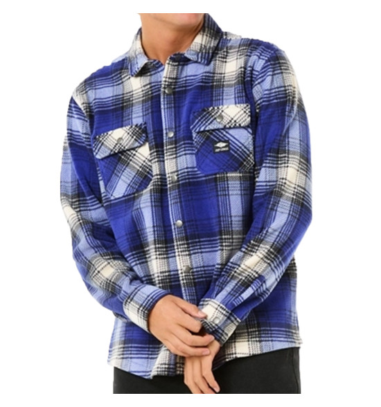 Jaqueta Rip Curl Flanelada Fun Times Polar Fleece Wild Berry - 3