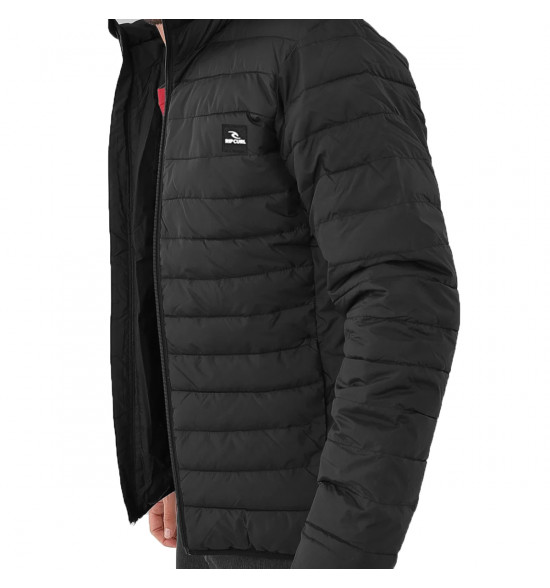 Jaqueta Rip Curl Puffer Hood Jacket Black - 4