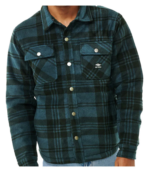 Jaqueta Rip Curl Flanelada Tofino Polar Fleece Pine Night - 3