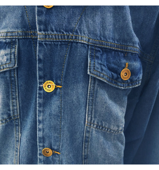 Jaqueta Quiksilver Jeans Salt Water Azul - 3