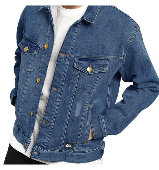 Jaqueta Quiksilver Jeans Salt Water Azul - 4