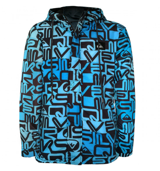 Jaqueta Quiksilver Scally Word Block Full Print