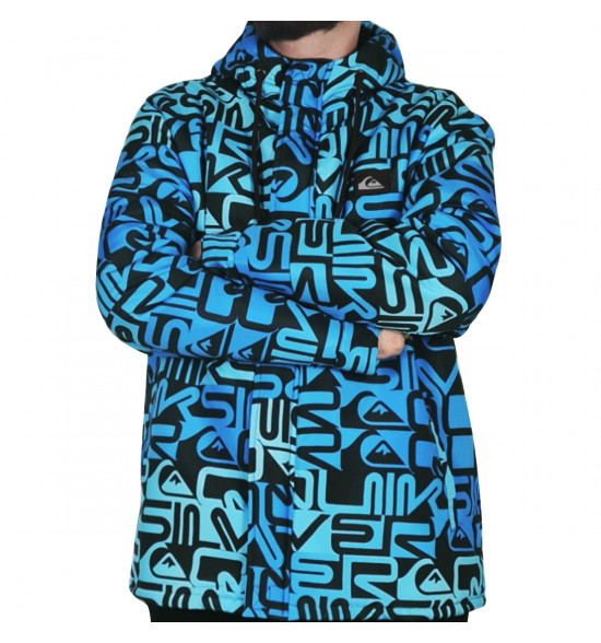 Jaqueta Quiksilver Scally Word Block Full Print - 4
