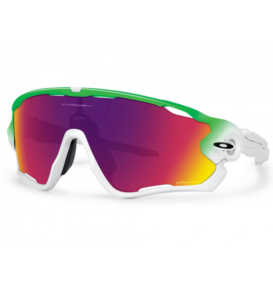 Óculos Oakley Jawbreaker Green Fade/Lente Prizm Road Polarizado