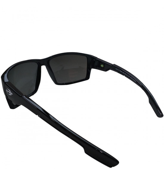 Óculos Mormaii Joaca 4 Preto Brilho/Lente Cinza Polarizada - 4