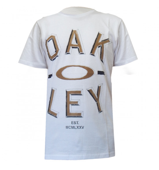 Camiseta Oakley Block Out Tee 2.0 Branco