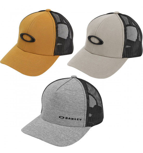 Kit Promocional 3 Bonés Oakley Trucker Hat Cores Selecionadas