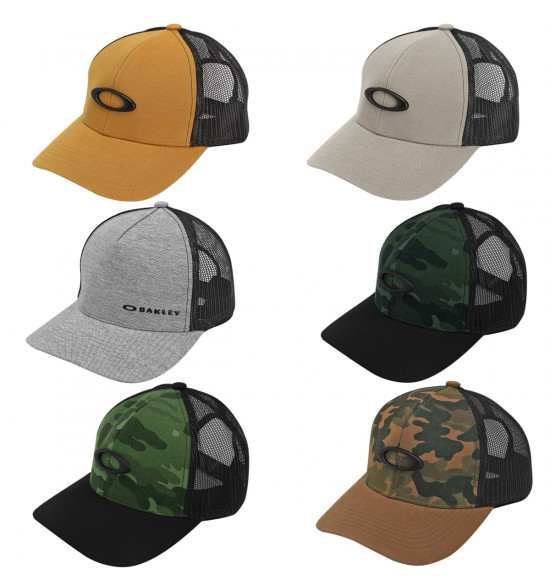Kit Promocional 6 Bonés Oakley Trucker Hat Cores Selecionadas