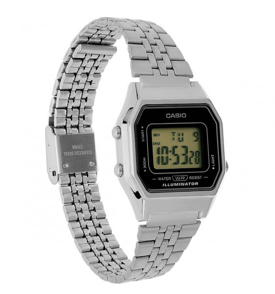 Relógio Casio Vintage LA680WA-1DF-SC Prateado - 2