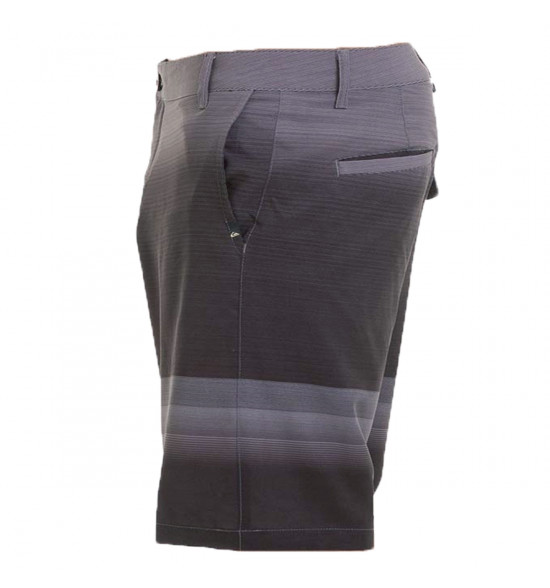 Bermuda Walk Quiksilver Amphibian Stripes Preto - 2