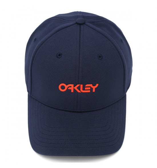 Boné Oakley 6 Panel Stretch Metallic Hat Azul - 2