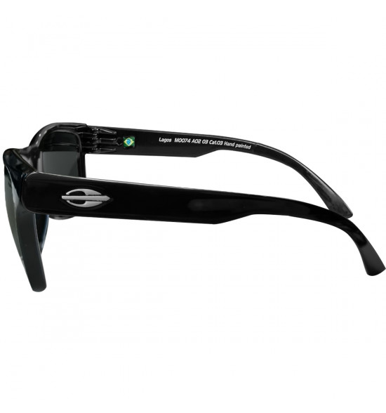 Óculos Mormaii Lagos Preto Brilho/Lente Cinza Polarizada - 3