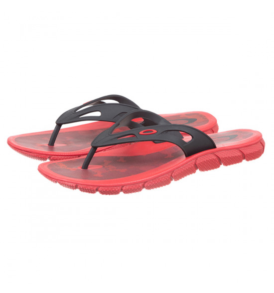 Chinelo Oakley Operative Print Red Line - 3