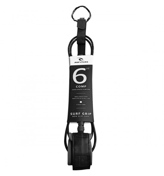 Leash Rip Curl 6.0 Comp Black Grip