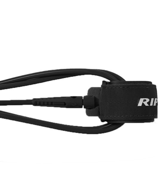  Leash Rip Curl 6.0 Reg Leash Surf Grip Black - 5