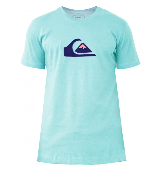 Camiseta Quiksilver Basic Azul Claro