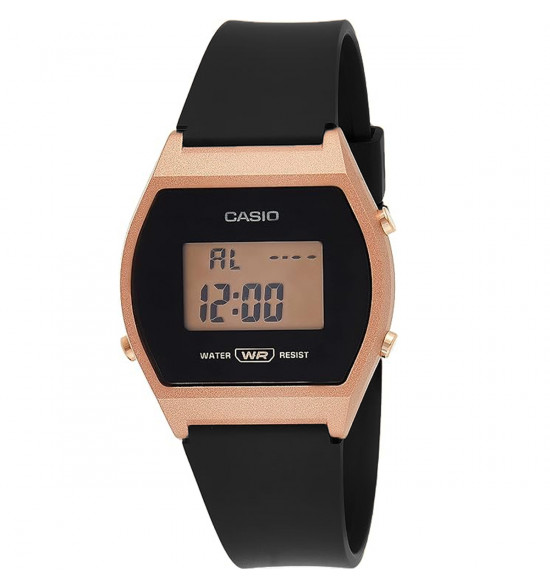 Relógio Casio Digital LW-204-1ADF-SC Rose e Preto