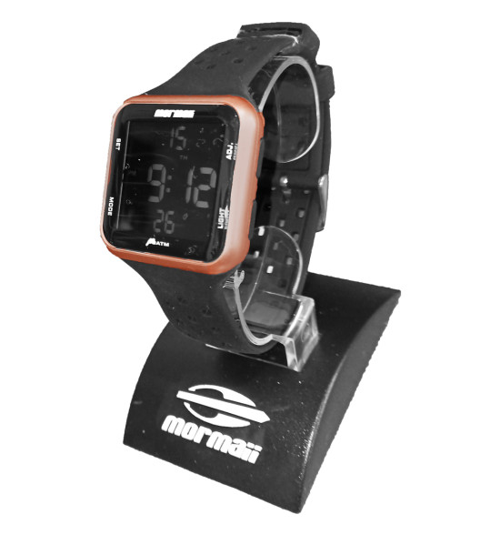 Relógio Mormaii Digital MO6600/8J Preto e Rose - 4