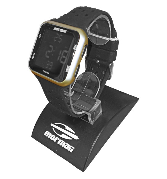 Relógio Mormaii Digital MO6600/8D Preto e Dourado - 4