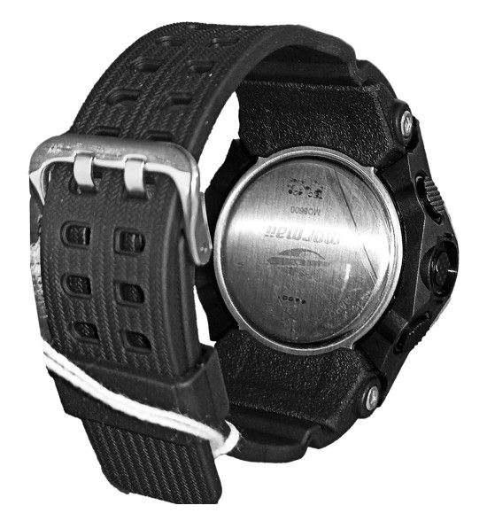 Relógio Mormaii Digital Wave MO8600/8K Preto e Prata - 3