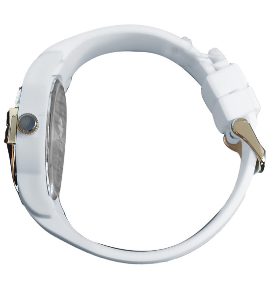 Relógio Mormaii Analogico MOPC21JAG/8B Branco e Dourado - 3