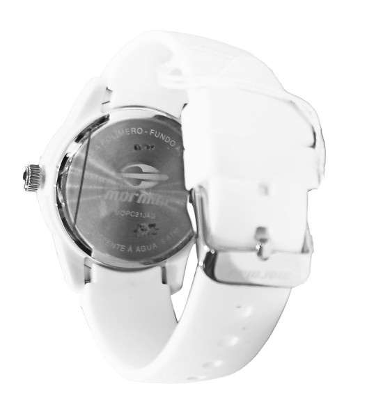 Relógio Mormaii Analógico Feminino MO2036JE/8B Branco e Dourado - 3