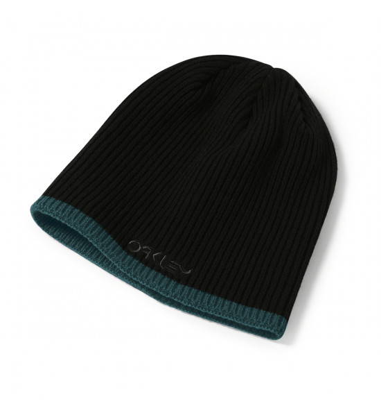 Gorro Oakley Factory Flip Beanie Blackout Dupla Face