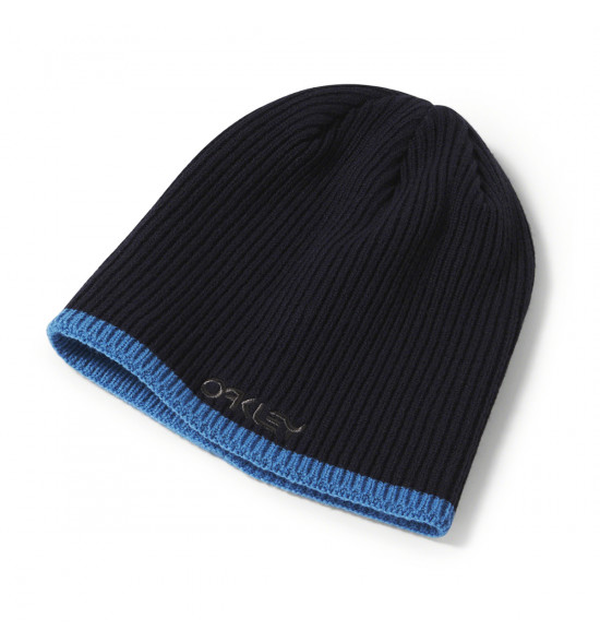 Gorro Oakley Factory Flip Beanie Azul Marinho Dupla Face