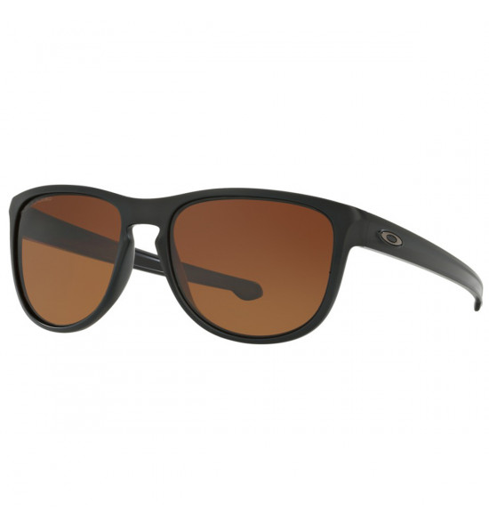 Óculos Oakley Sliver Rounded Matte Black/Lente Brown Gradient Polarizado