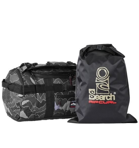 Mala Rip Curl Search Duffle 45L Camo Black Grey - 5